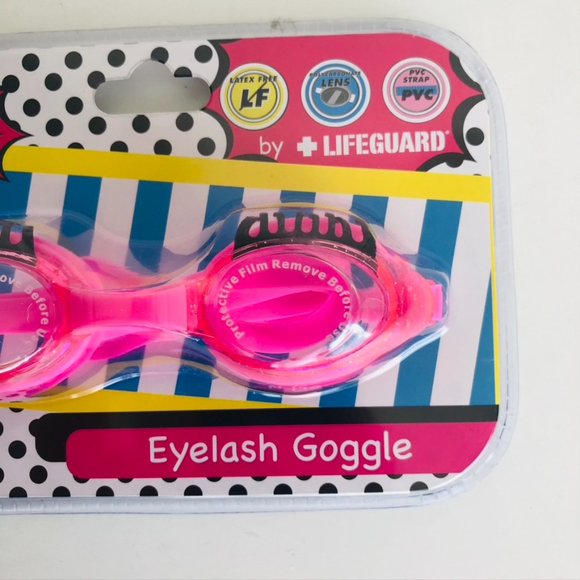 Glam Gear Pink Eyelash Goggle by Lifeguard NWT - Picture 3 of 4
